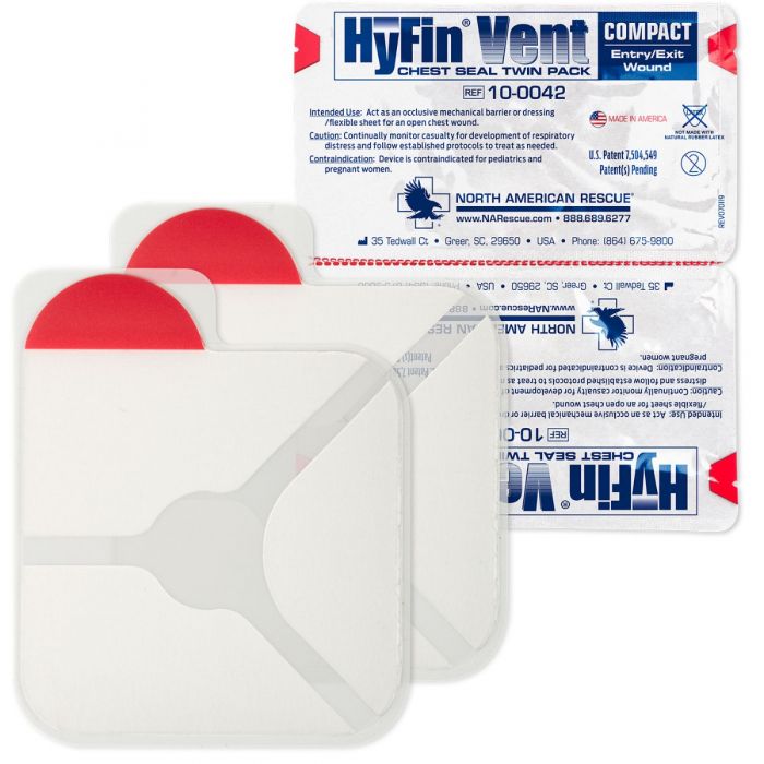 Hyfin Chest Seal, Twin Pack