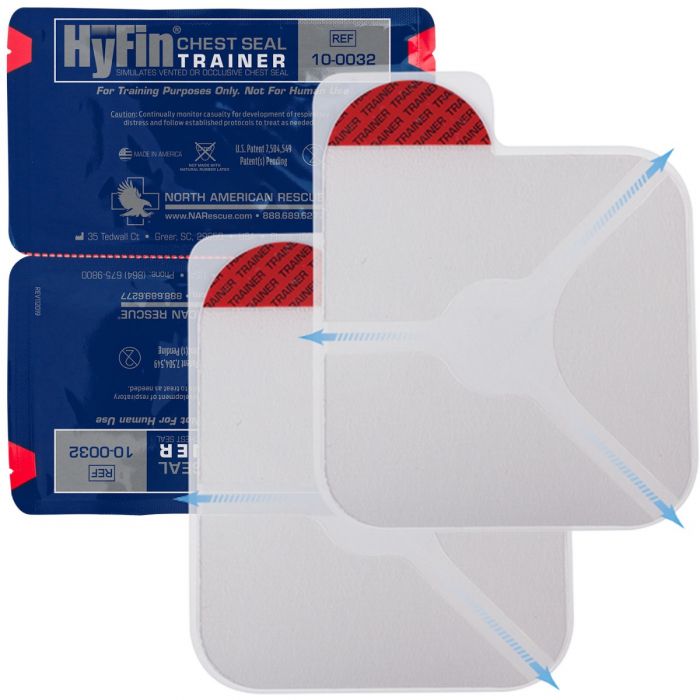 Hyfin Chest Seal, Twin Pack, Trainer